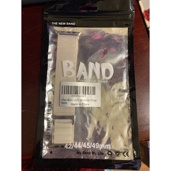 Accessories - Smart Watch Wrist Band Ivory 42/44/45/49mm New Adjustable Alpine Loop